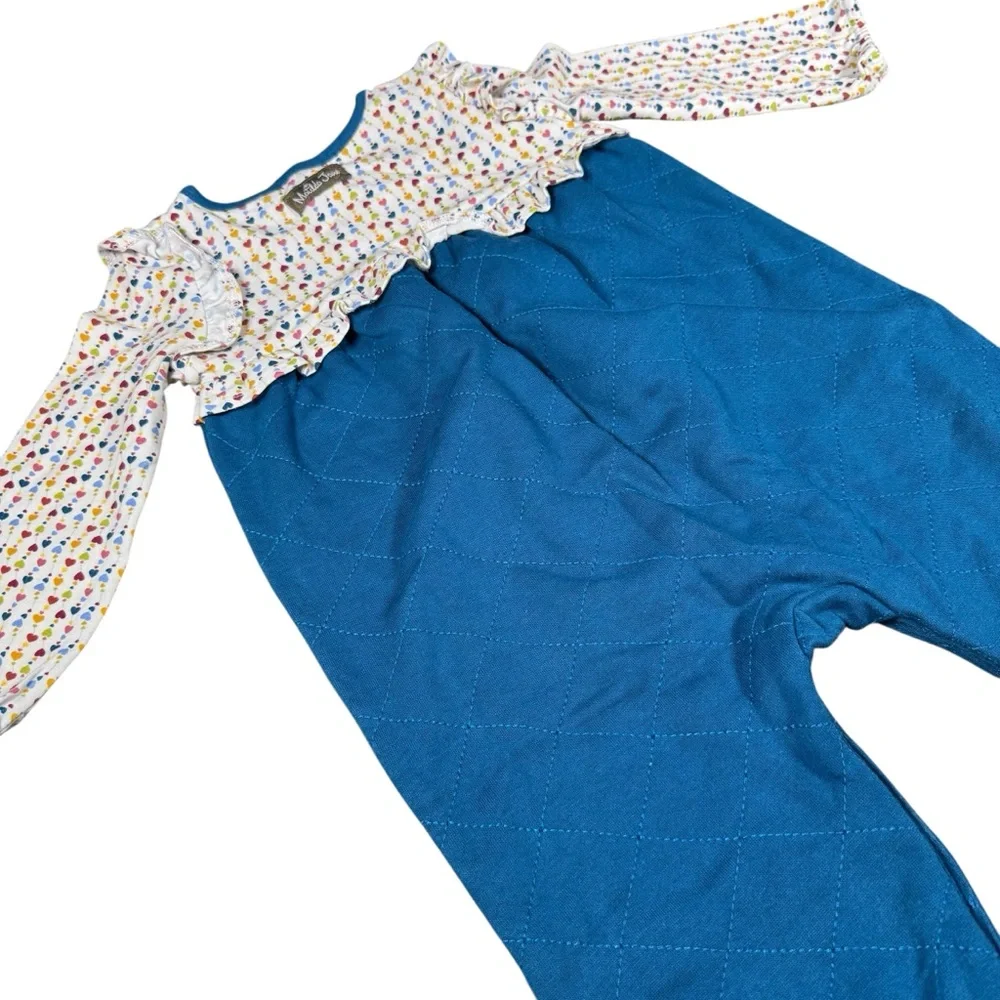 Matilda Jane Baby Girl’s Size 18-24 Months Heartstrings‎ Quilted Romper